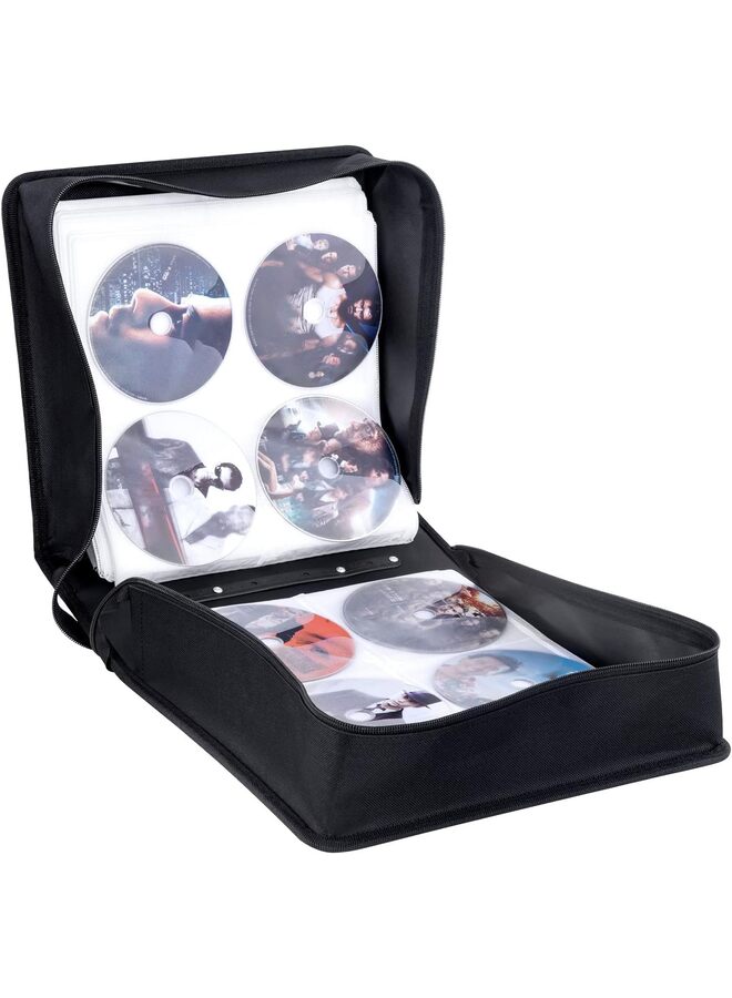 LAMAY CD Case, 360 Capacity DVD Case CD Wallets Protective CD Storage Organizer Holder Booklet Album Box Binder (Color : A) - Image 5